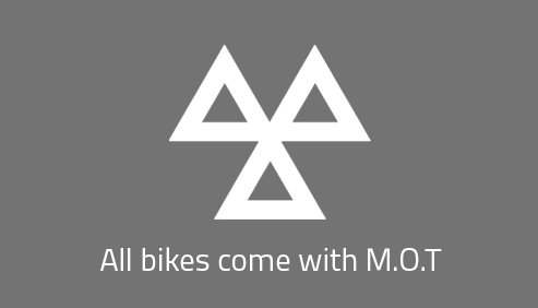 All bikes come with M.O.T